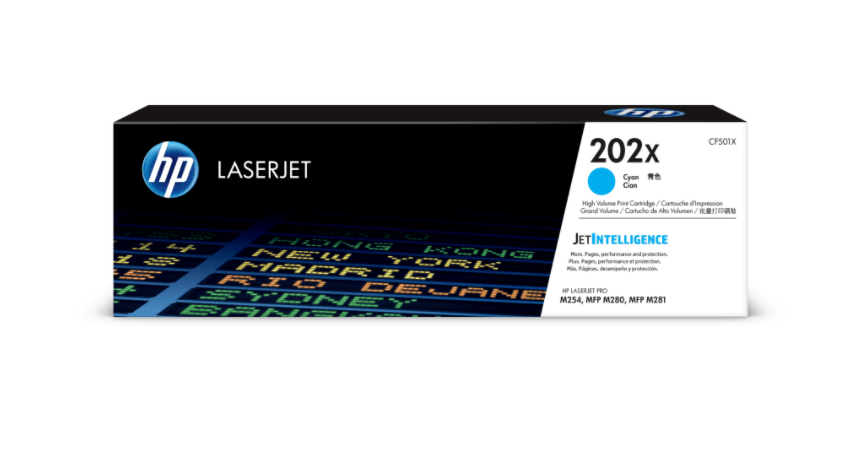 HP 202X Cyan LaserJet Toner Cartridge